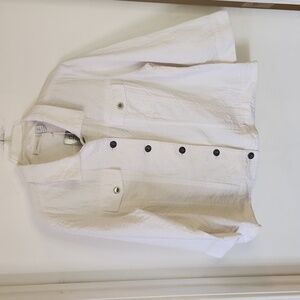 Chico’s White Jacket Size 3 NWT